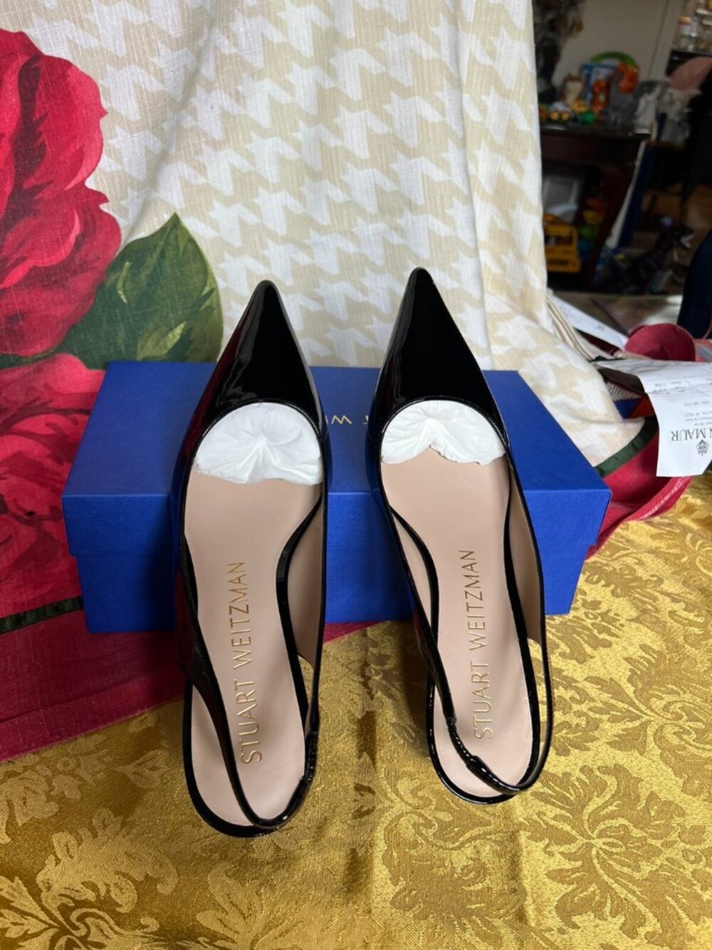 STUART WEITZMAN Stuart 50 Slingback pump Black/Patent Leather - Picture 8 of 9